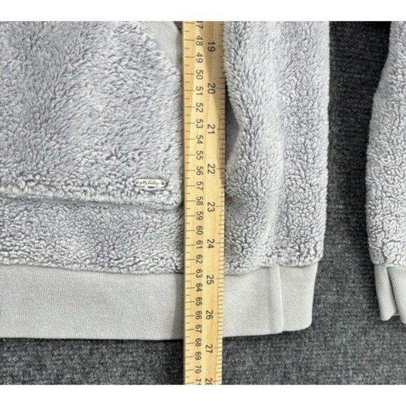 Gilly Hicks By Hollister Lounge Hoodie Sweatshirt Light Grey Size L Large - Picture 9 of 11